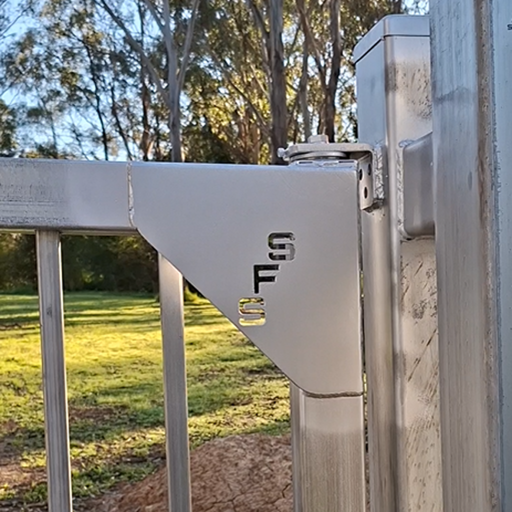Custom steel gate fabricated by JDS Steel Fabrication